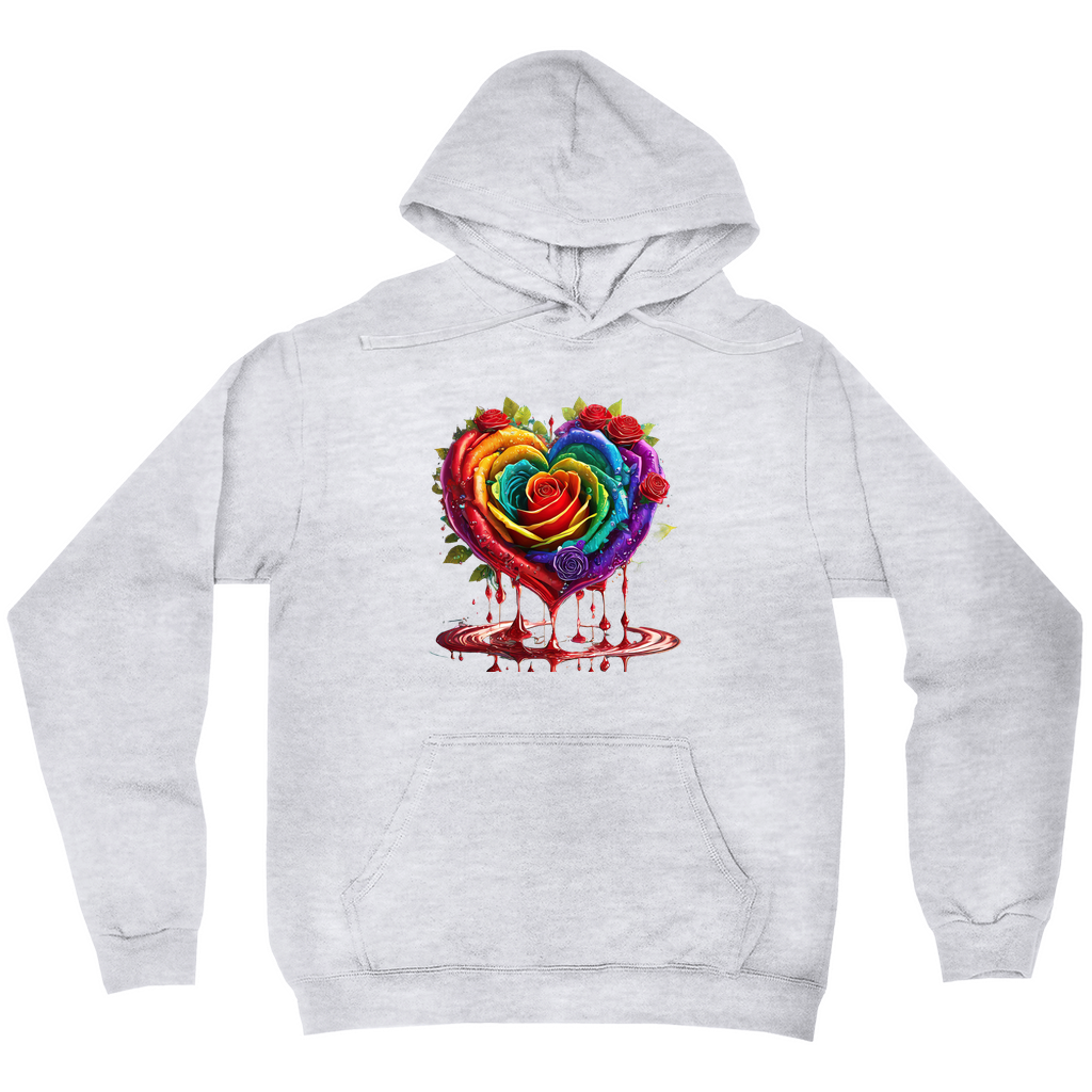 Dripping Roses Hoodies (No-Zip/Pullover)