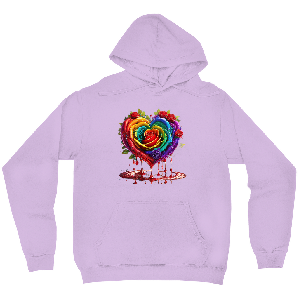 Dripping Roses Hoodies (No-Zip/Pullover)