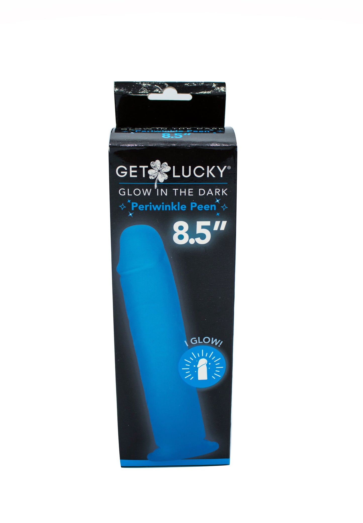 Get Lucky Glow in the Dark Periwinkle Peen - 8.5 Inch