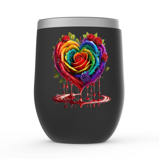 Dripping Love Stemless Wine Tumblers